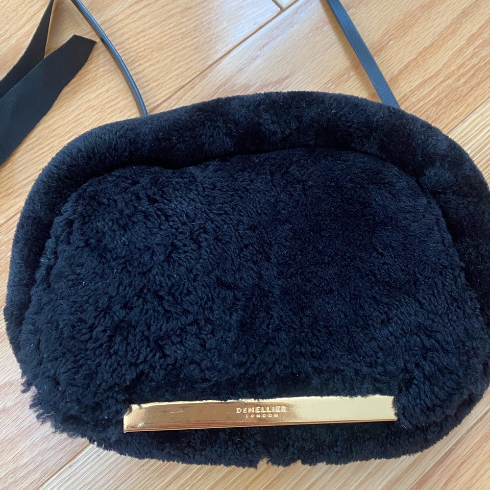 DeMellier Mini Lisbon Shearling Bag - Picture 2 of 6